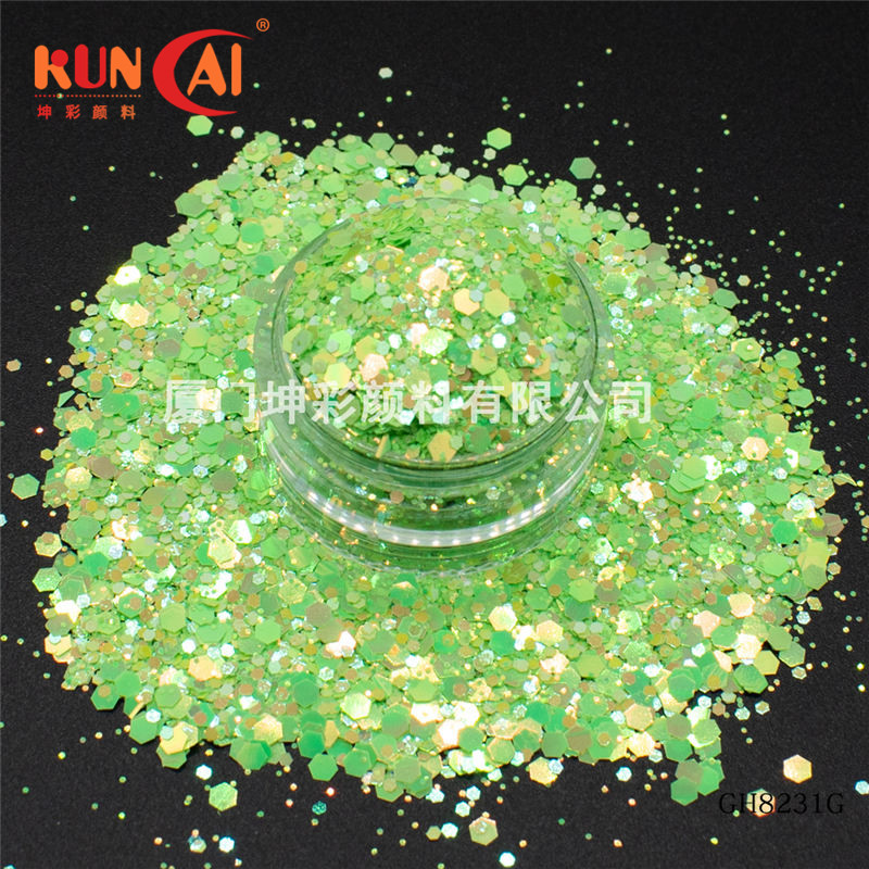 GH8231G  金彩草绿